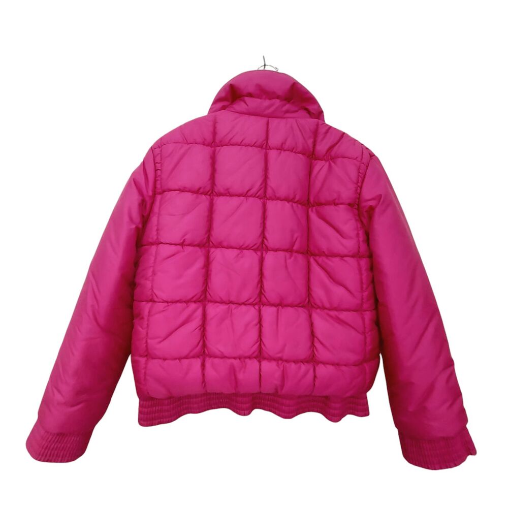Vintage Fera Puffer Jacket Womens 10 Hot Pink Full Zip Insulated Winter Outdoor - Picture 4 of 12